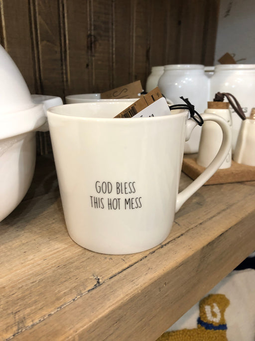 Café mug bless, hot mess CR – D3253