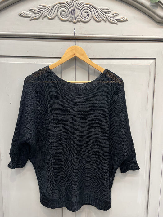 3/4 Sleeve Knit Sweater 33/1892