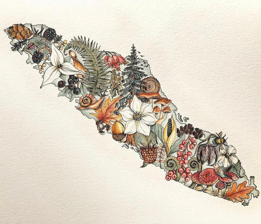 Flora Vancouver Island Print