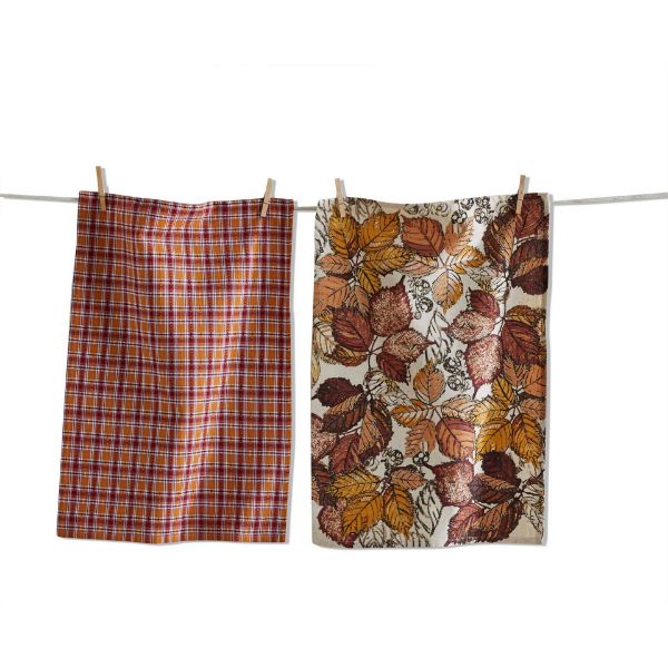 Gathering Leaves Dishtowels Set-2