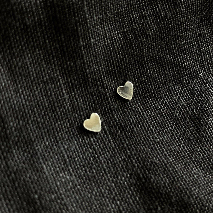 Tiny Heart Studs