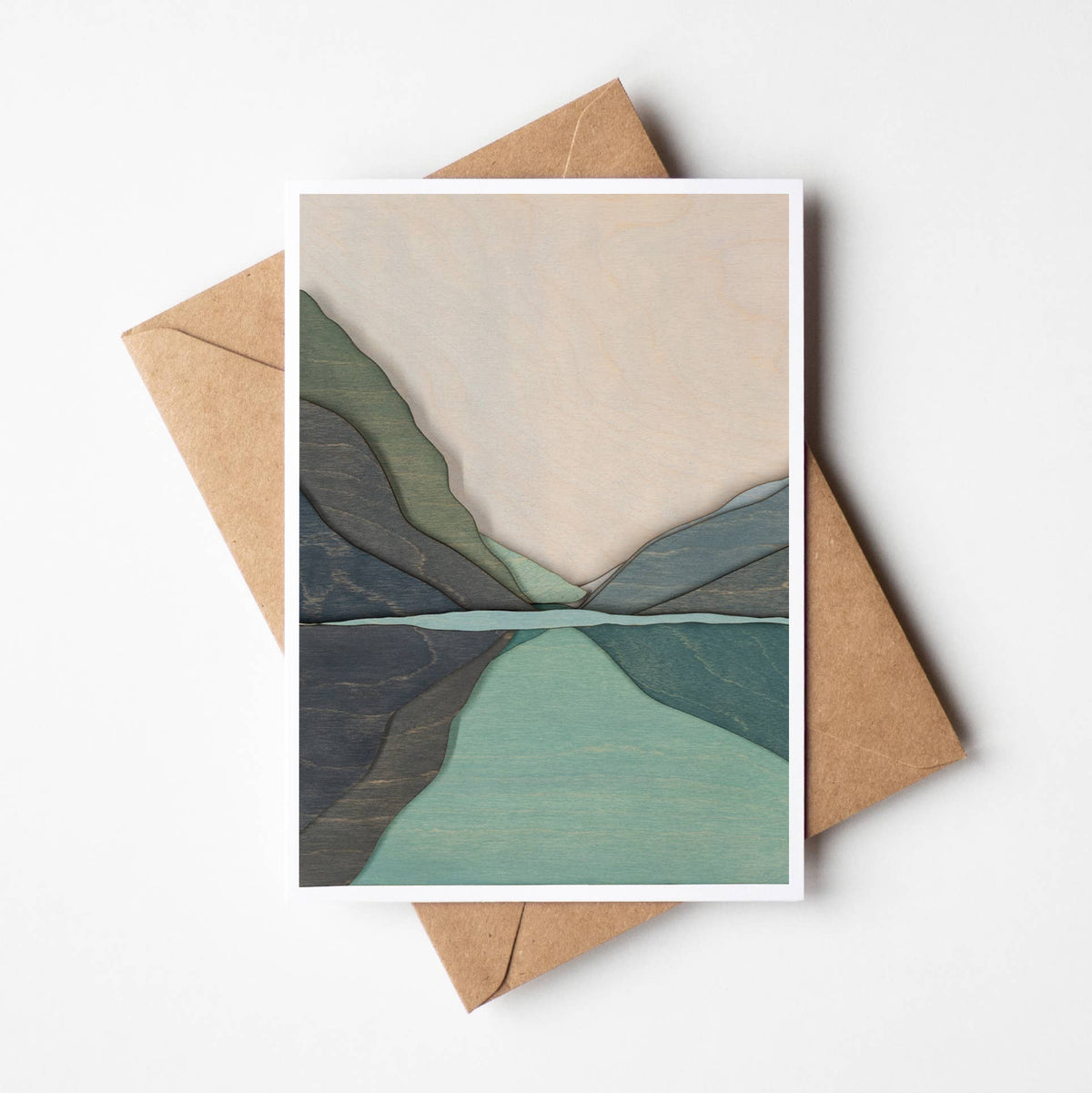 Mountain Reflection 5"x7" Blank Card for Any Occasion — Island-ish™