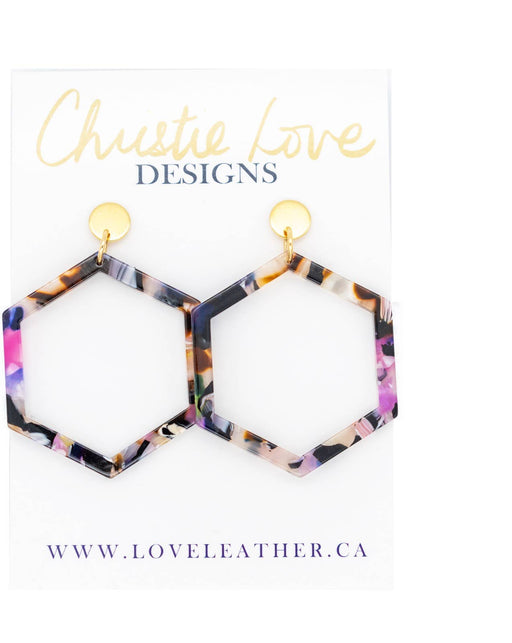 “Lea” (Luxury)-Gold & Multicolour tortoise-Hypoallergenic