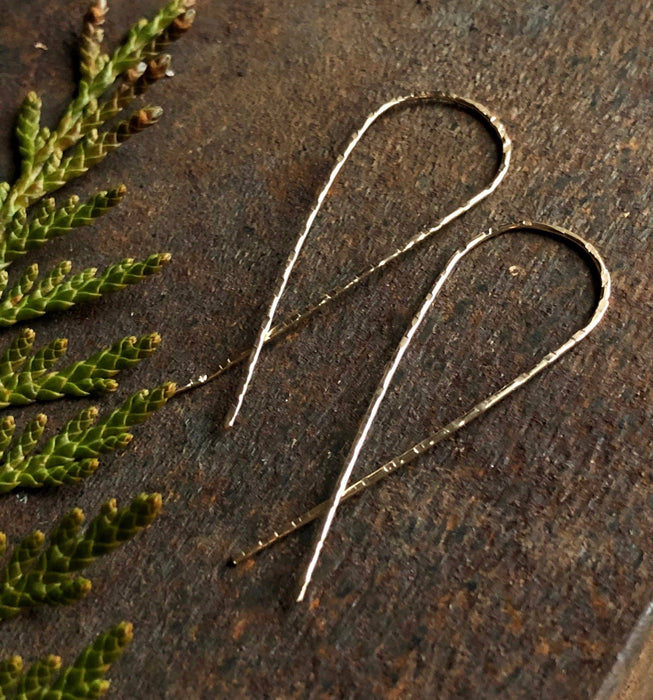 Threader Earrings | Gold