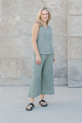 YUCCA CROP PANT SEAGRASSN5538