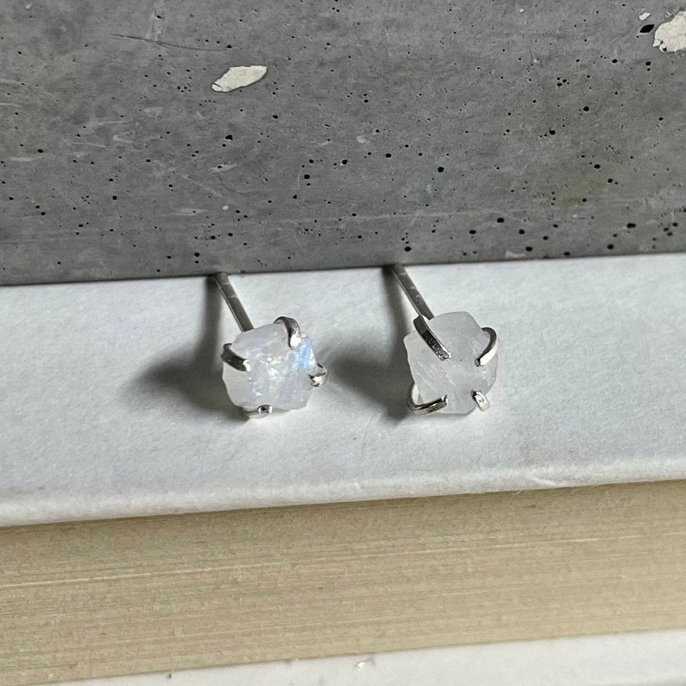 Mineral Studs | Moonstone