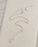 Minimalist Rose Gold & Silver & Opal Glass Pendant Necklace