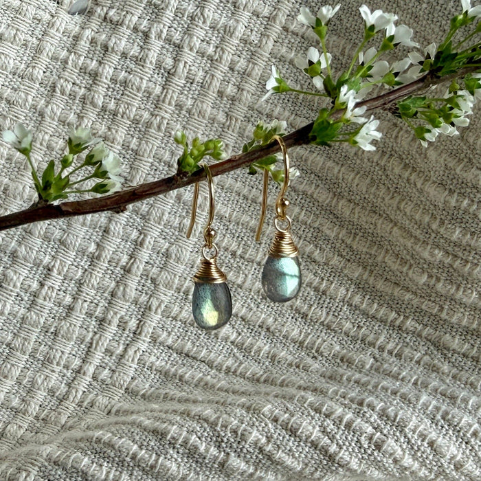 Ava Earrings | Labradorite