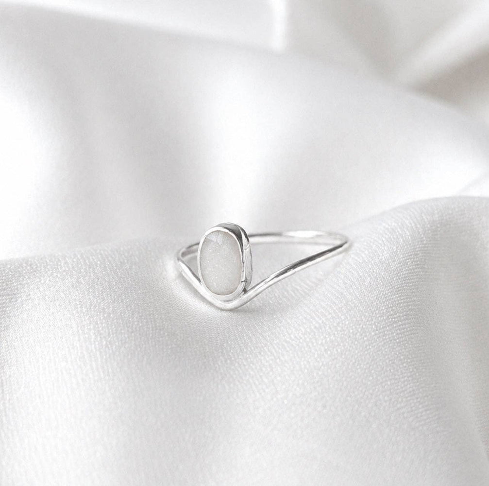 Sterling Silver Soft Tide Ring