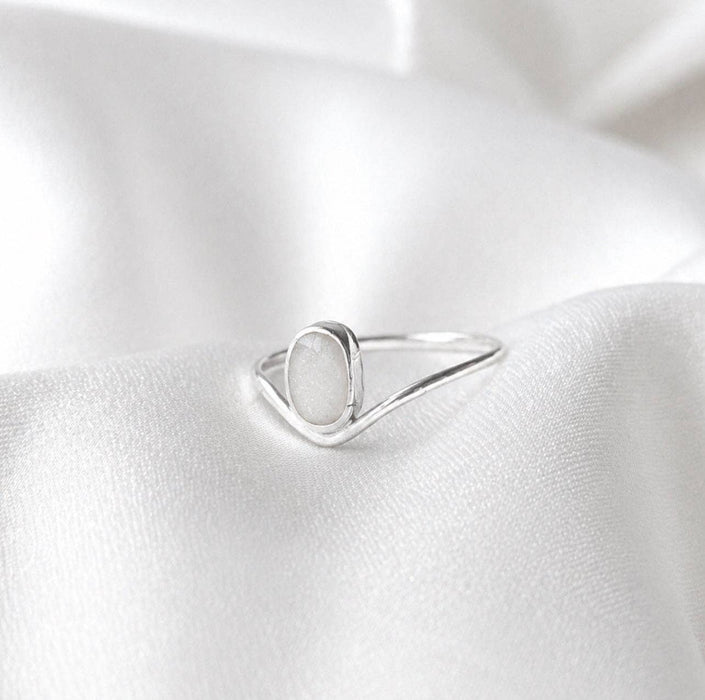 Sterling Silver Soft Tide Ring