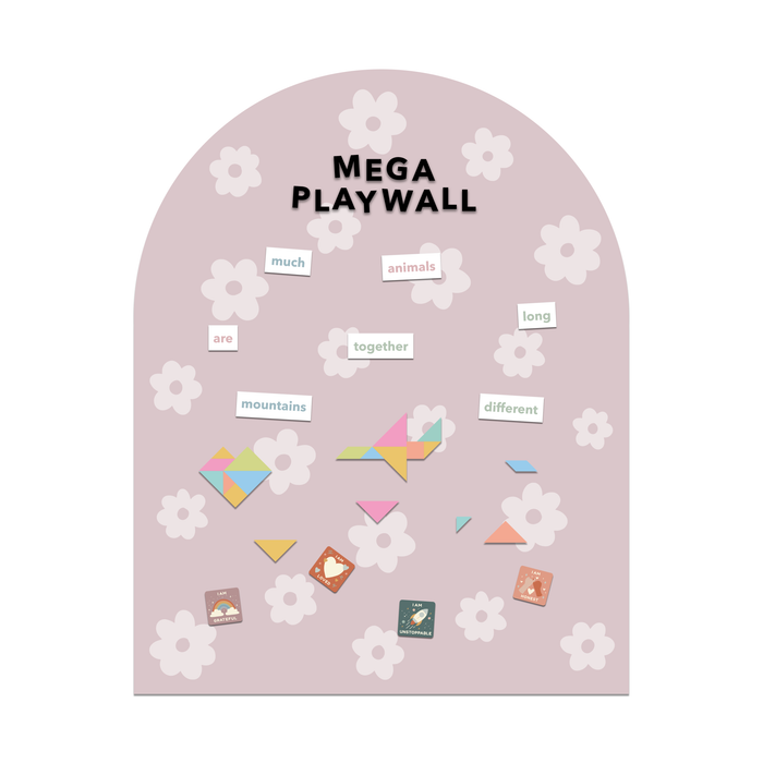 MEGA Magic Playwall - Arch Magnetic Wall Decal for Kids