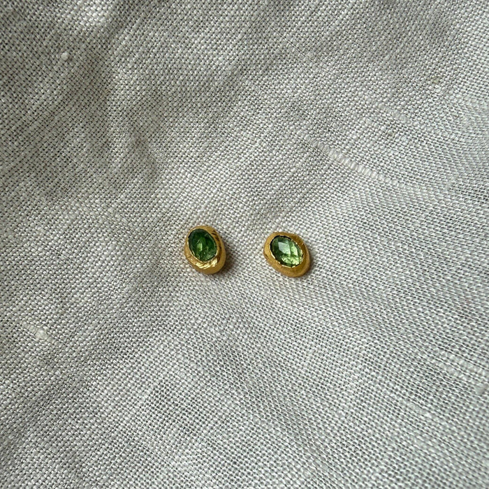 Skye Studs | Tourmaline & Gold