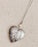 Large Silver Heart Locket Freshwater Pearl Necklace