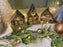 Metal house tealight holder