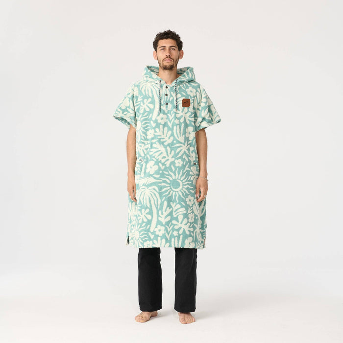 Sunny Extra-Warm Poncho - Sky Blue