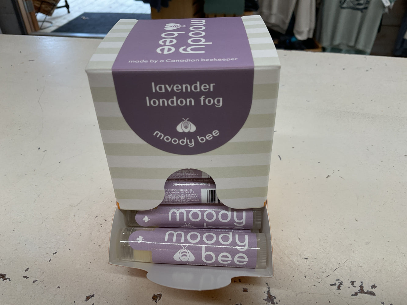 Lavender London Fog lip balm