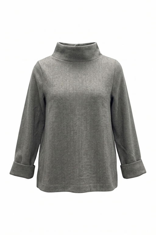 Zuri Pullover 1862 Grey herringbonne