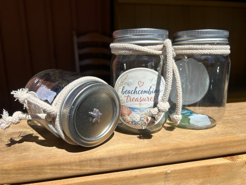 Beachcombing Treasures Jar
