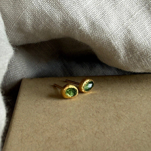 Skye Studs | Tourmaline & Gold