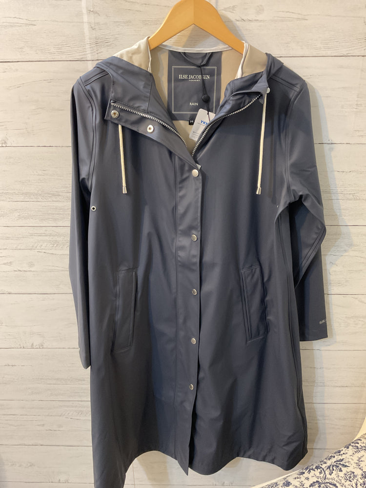 LONG RAIN JACKET - Ombre Blue
