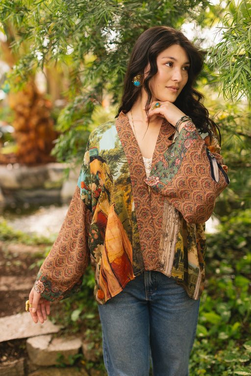 Secret Garden Crop Kimono