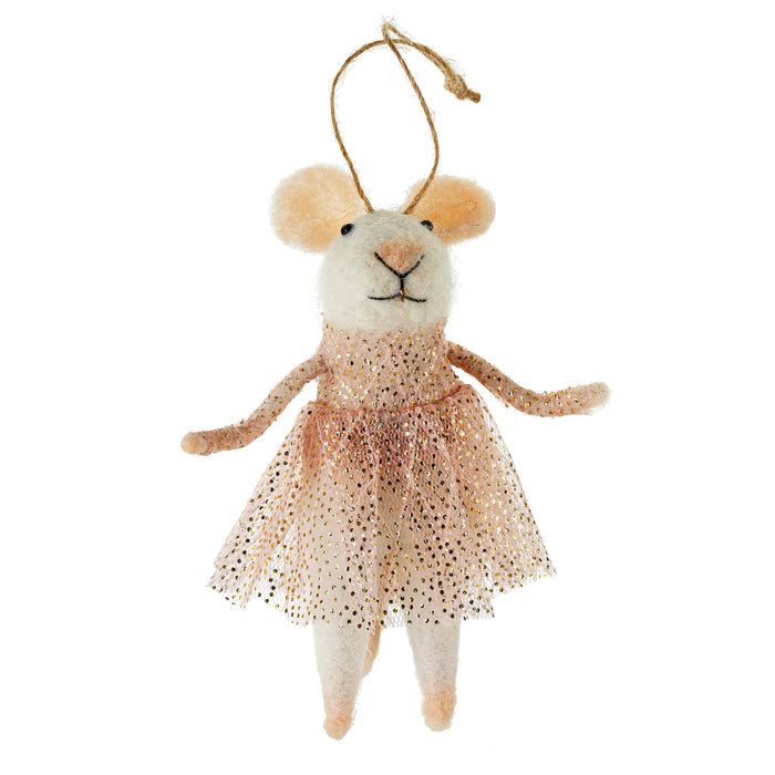 Felted Mouse Ornaments
