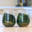 Resin Accented Wine Glasses- Price is per glass -NO TARIFFS!