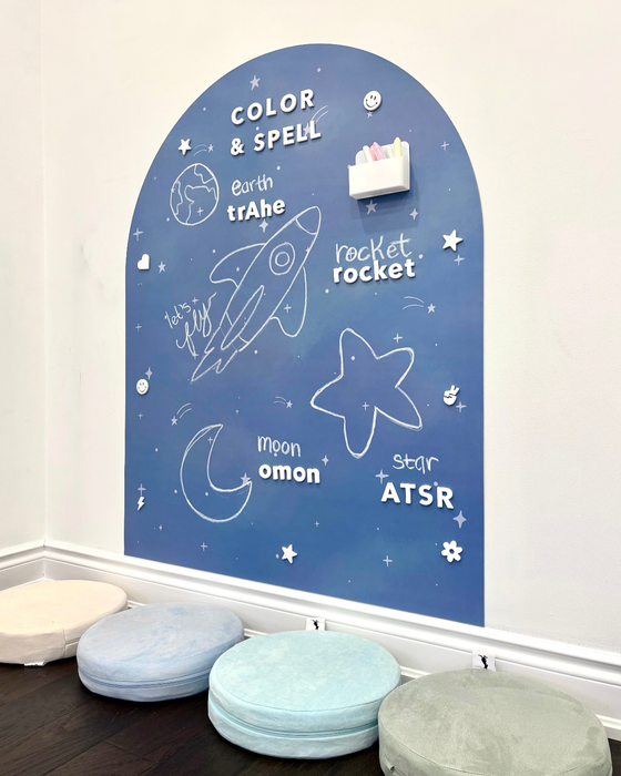 MEGA Magic Playwall - Arch Magnetic Wall Decal for Kids
