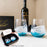 Resin Accented Wine Glasses- Price is per glass -NO TARIFFS!