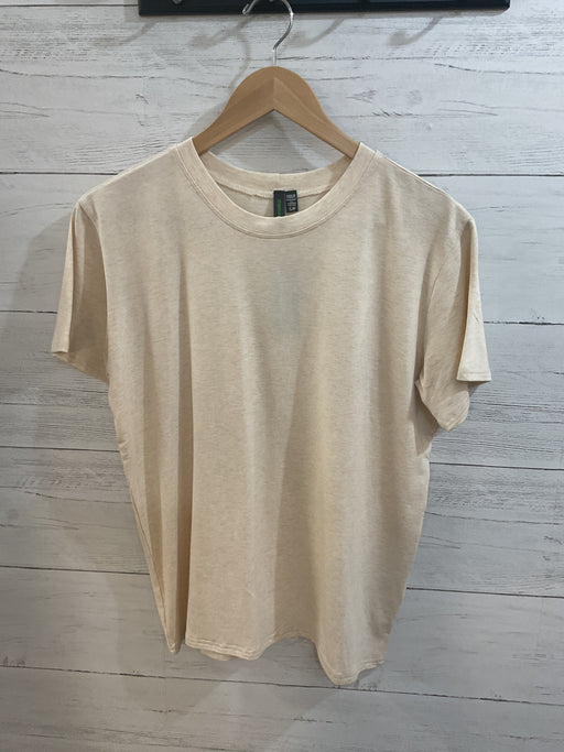 Ultimate Tee - Heather Almond / Coffee