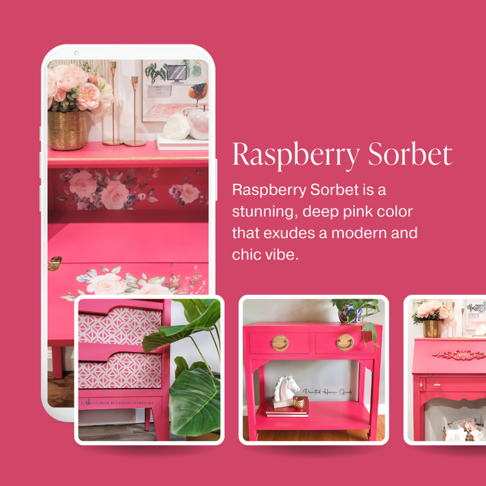 Raspberry Sorbet -Chalk Style Paint for Furniture/Home Decor