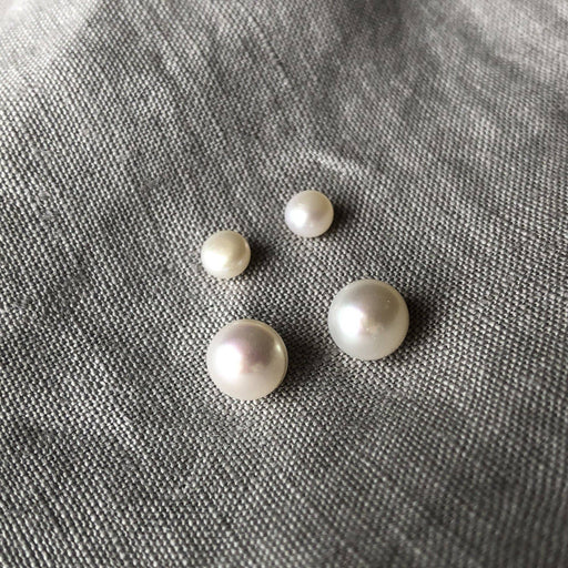 Pearl Studs | Cream