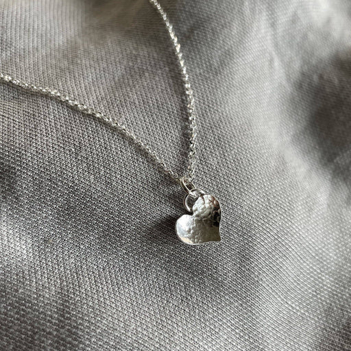 Full Heart Necklace | Silver