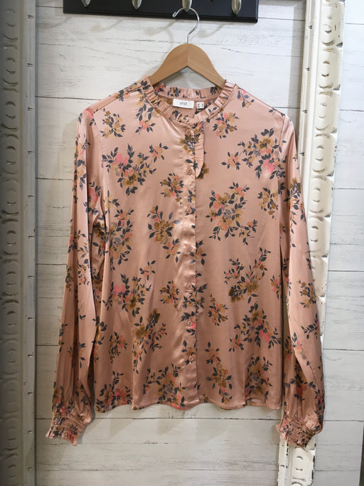 Bethany Pink floral blouse