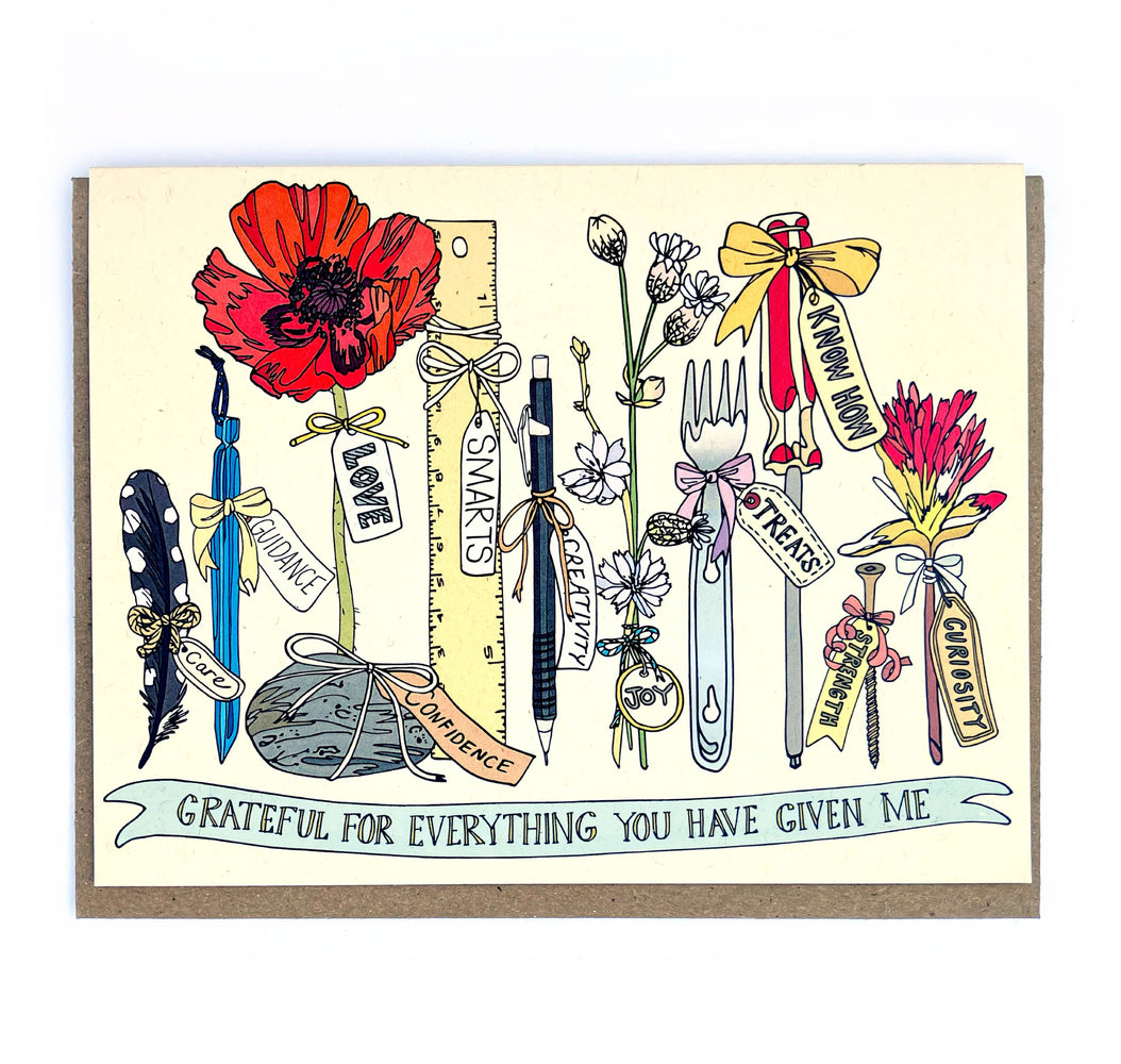 Grateful and Thankful Tools Card
