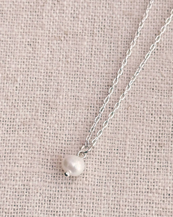 Little Freshwater Pearl Charm Necklace