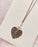 Keshi Pearl Large Heart Pendant Necklace