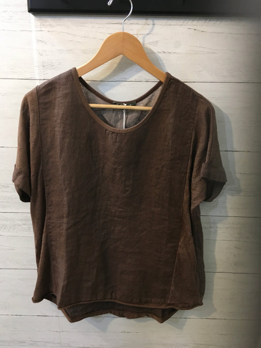 Crewneck Linen Top 4805
