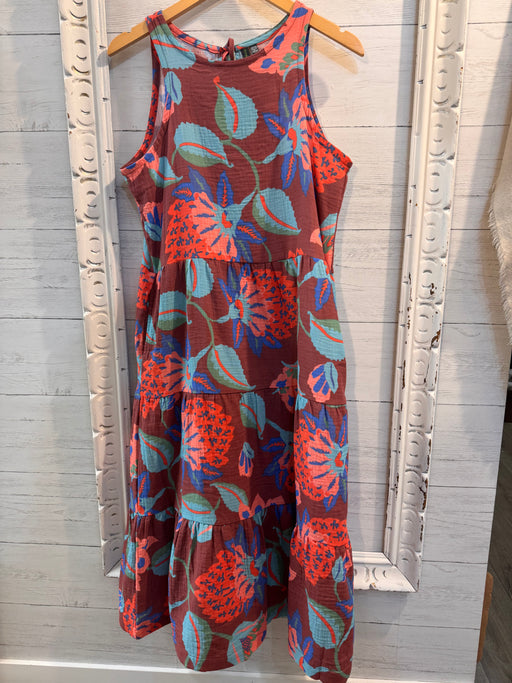 Bali Dress Island Flower Print 5787