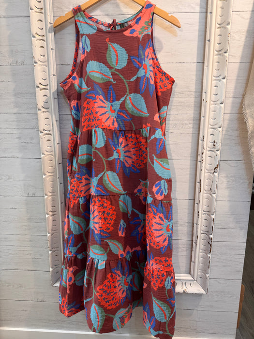 Bali Dress Island Flower Print 5787