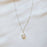 White Sea Glass Necklace (Handmade)
