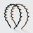 Zig Zag Headband 2pc - Black & Tort
