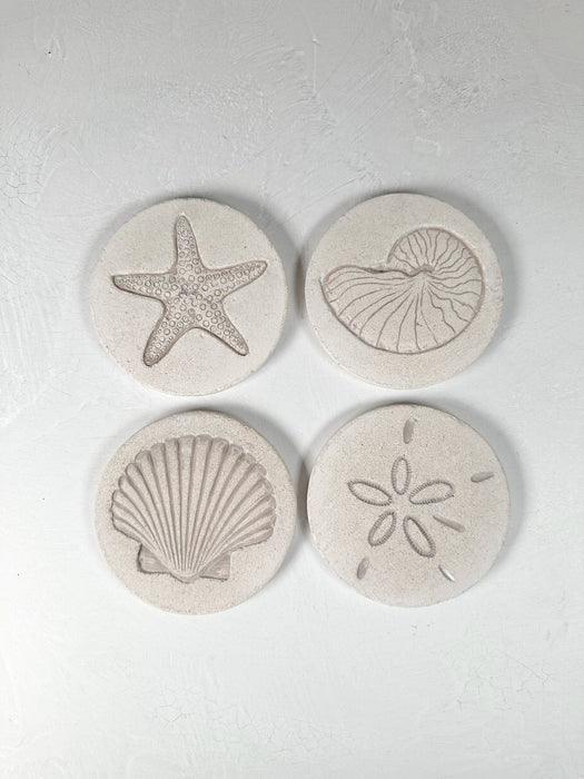 Shoreline Stoneware Coasters