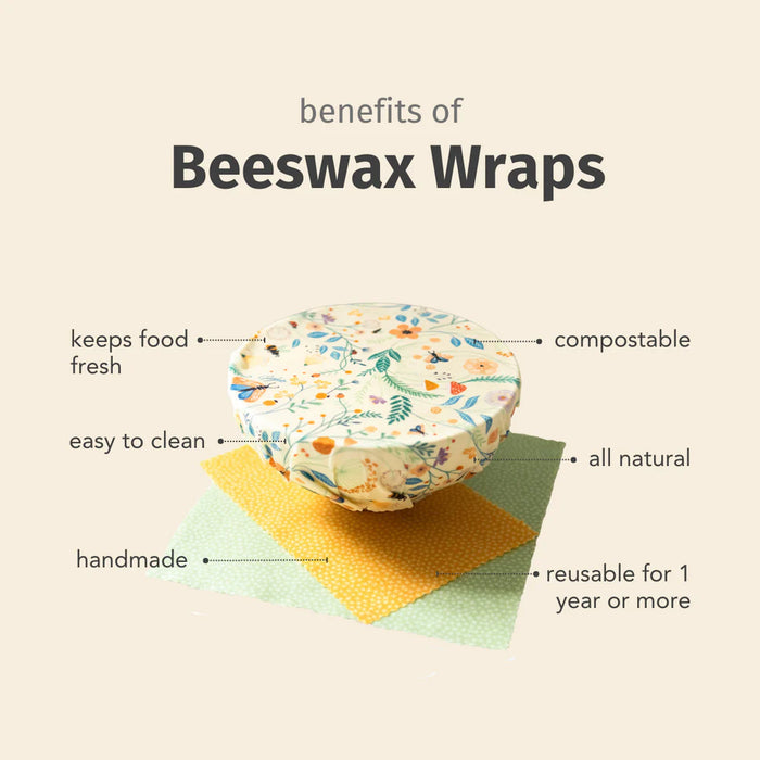 Beeswax Food Wraps Set/3