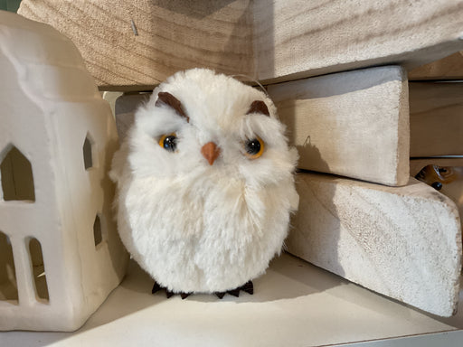 4" White Owl Ornament  4303454