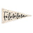 Fa La La La La Christmas Canvas Pennant Flag - Xmas Decor