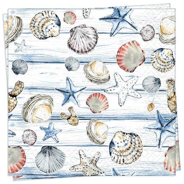 Beach Shells Luncheon Napkin