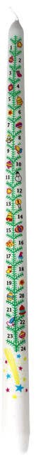Countdown Advent Candle | single