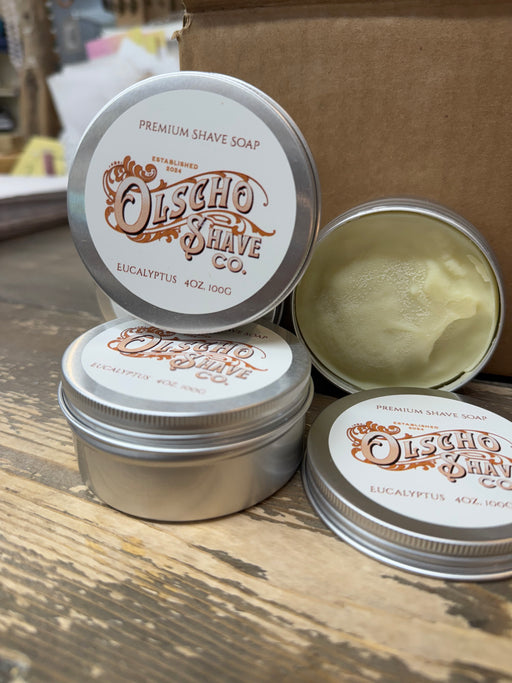 Shave soap premium eucalyptus