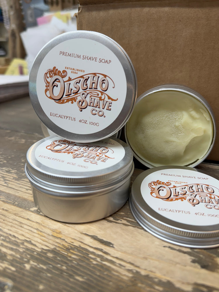 Shave soap premium eucalyptus